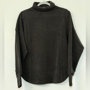 Varley Rainer Roll Turtle Neck Brushed Rib Knit Pullover Sweatshirt XS Extra Sm